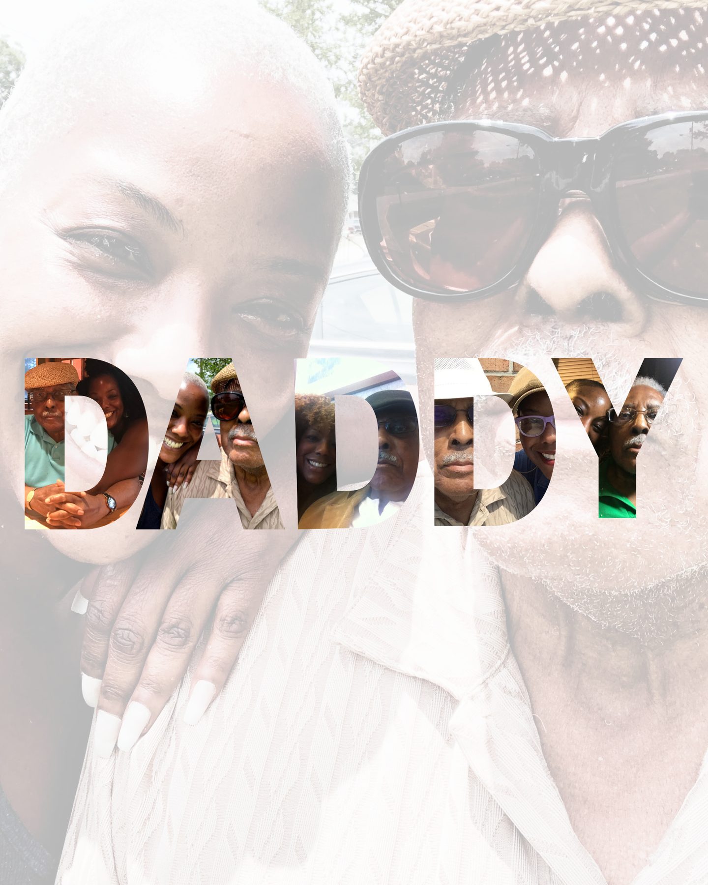 DADDY — photo typography